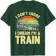 Best Train Boys Steam Locomotive Train Collector T-Shirt - T-Shirt | Forest
