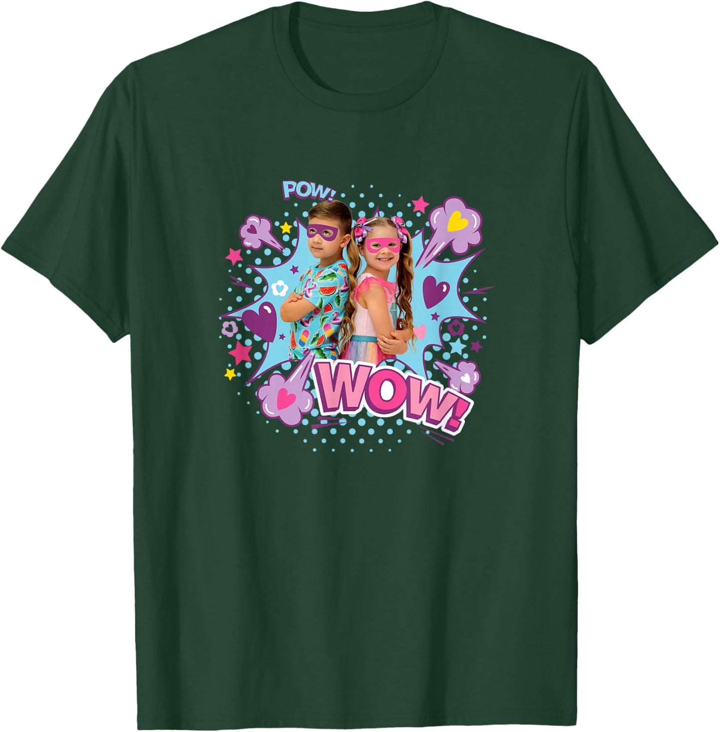 Love Diana and Roma Super Heroes T-Shirt - T-Shirt | Forest