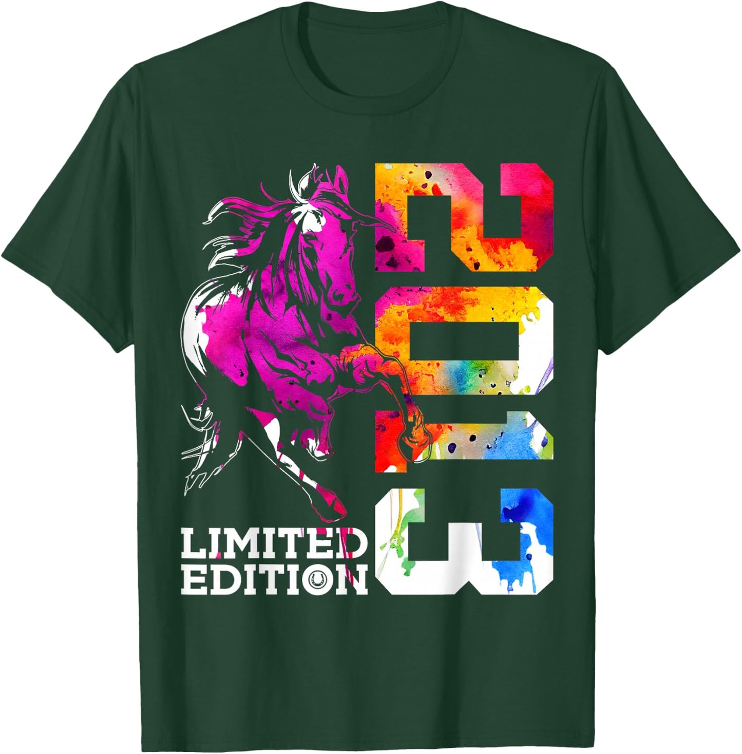 Limited Edition 2013 Riding Horse 13th Birthday T-Shirt - T-Shirt | Forest