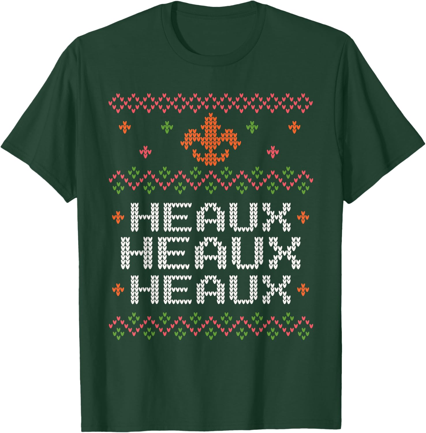 Ugly Cajun Christmas Xmas New Orleans Southern Louisiana T-Shirt - T-Shirt | Forest