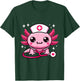 Thanksgiving Scrub Tops Women Axolotls Nurse Holiday Nursing T-Shirt - T-Shirt | Forest