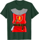 Knight Costume Knights Armor Sword Halloween Kids Boys Men T-Shirt - T-Shirt | Forest