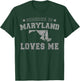 Someone In Maryland Loves Me Heart Vintage State T-Shirt - T-Shirt | Forest