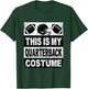Retro This Is My Quarterback Costume Shirt Football T-Shirt - T-Shirt | Forest