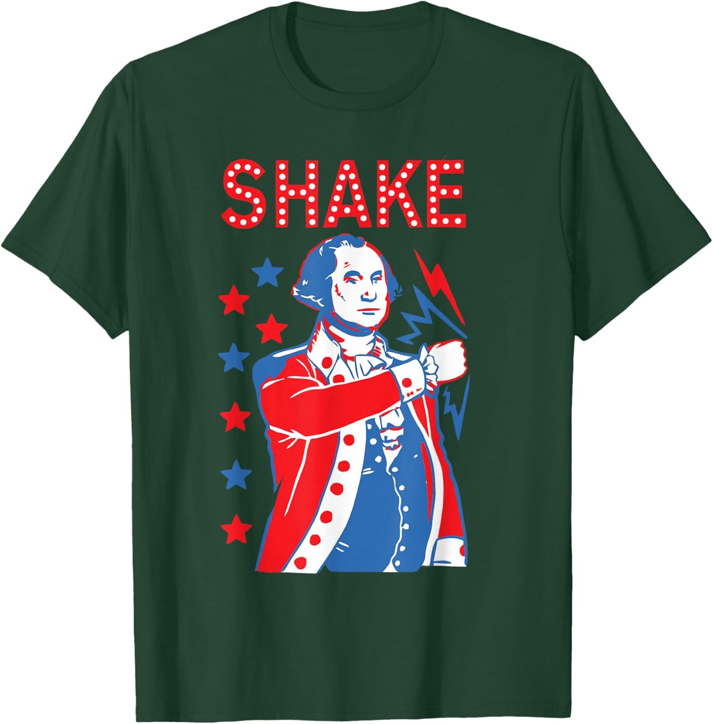 Shake & Bake Drinking American Presidents Happy 4th of July Women Men T-Shirt - T-Shirt | Forest