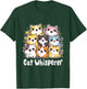 Cat Whisperer Cute Kawaii Cat Lover T-Shirt - T-Shirt | Forest