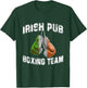 Irish Boxing Funny Ireland Flag - Irish Pub T-Shirt - T-Shirt | Forest