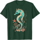 Seahorse Coral Starfish Nautical Art T-Shirt - T-Shirt | Forest