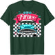 The Fifties 1950s Car Music Checkerboard Rockabilly Sock Hop T-Shirt - T-Shirt | Forest