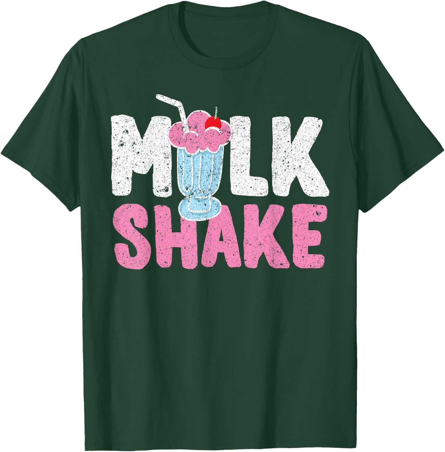 Retro Milk Shake Old School T-Shirt - T-Shirt | Forest