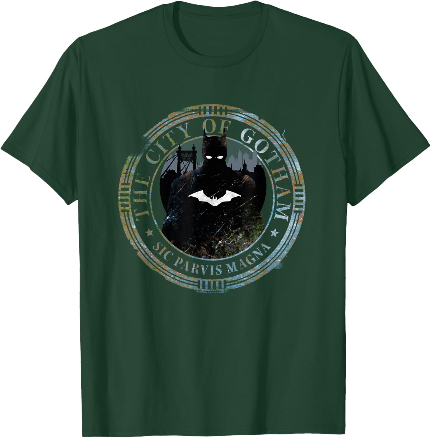 The Batman Gotham Seal T-Shirt - T-Shirt | Forest