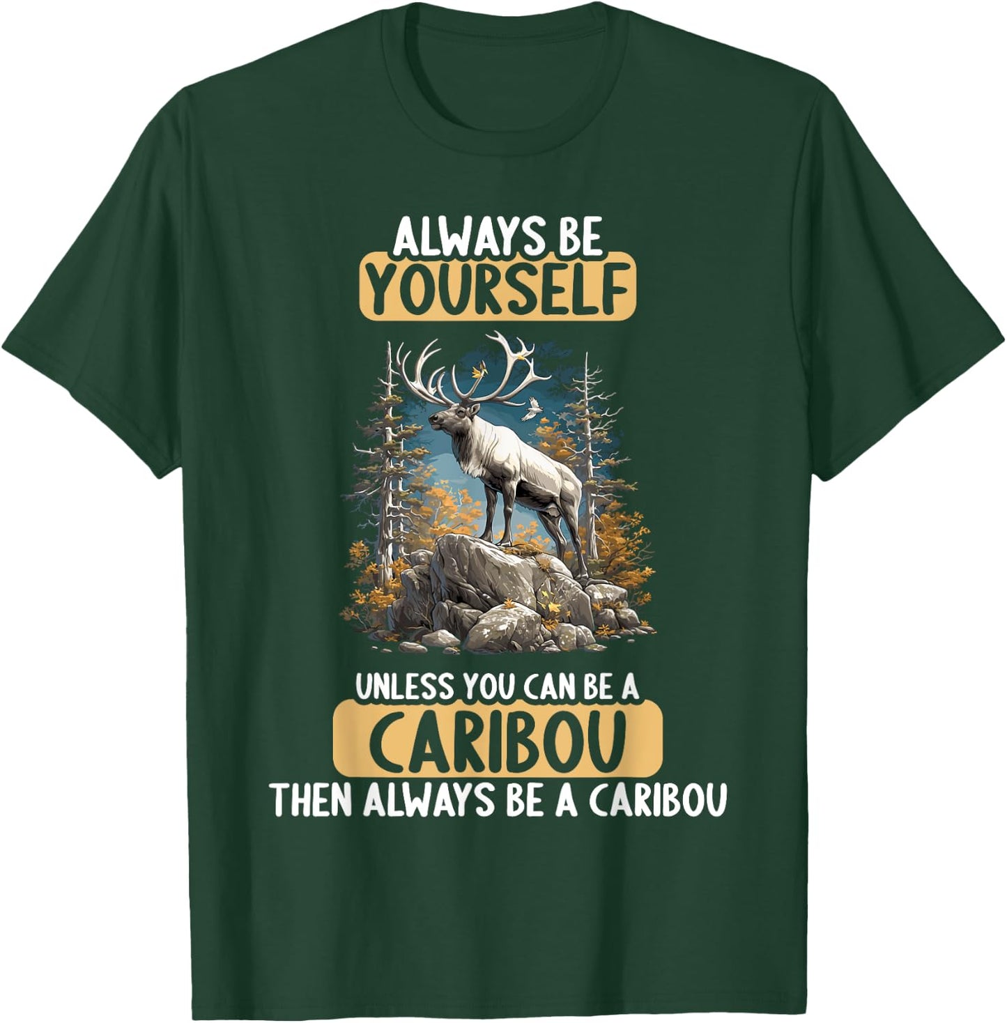 Caribous Caribou T-Shirt - T-Shirt | Forest