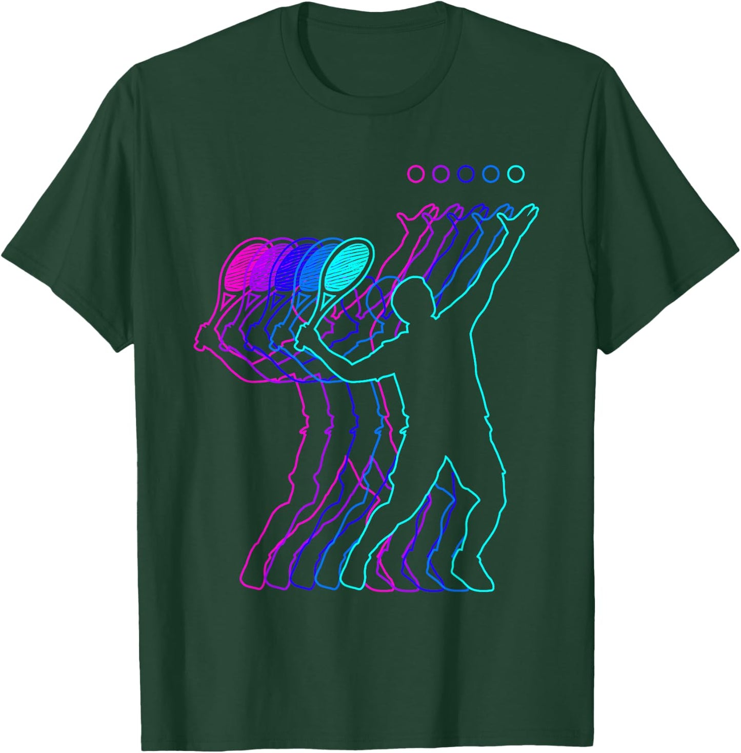 Tennis Player Gift Clothes For Boys Youth Men Kids Teens T-Shirt - T-Shirt | Forest