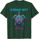 Cedar Key Florida Tribal Beach Sea Turtle T-Shirt - T-Shirt | Forest
