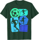 Soccer Player Boys Kids Men T-Shirt - T-Shirt | Forest
