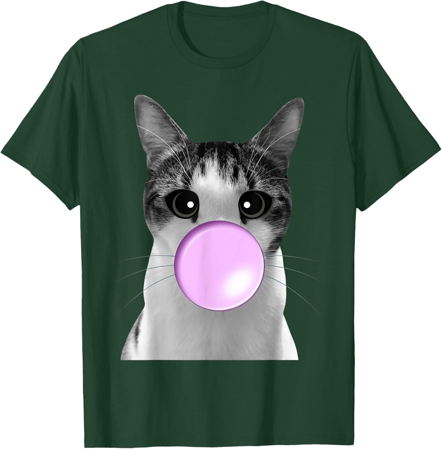 Bubblegum Kitty Cat Women Kids T-Shirt - T-Shirt | Forest