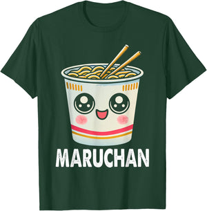 Cute Ramen Noodle Cup Face T-Shirt - T-Shirt | Forest