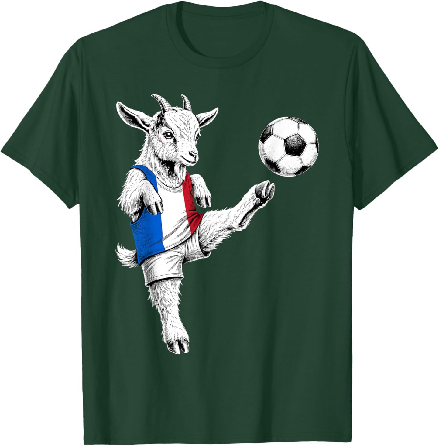 French Flag Men Women Kids France T-Shirt - T-Shirt | Forest