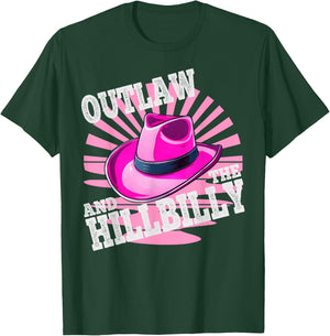 Outlaw and the Hillbilly 2024 Cowboy T-Shirt - T-Shirt | Forest