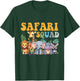 Safari Squad Zoo Jungle Animal Birthday Family Matching T-Shirt - T-Shirt | Forest