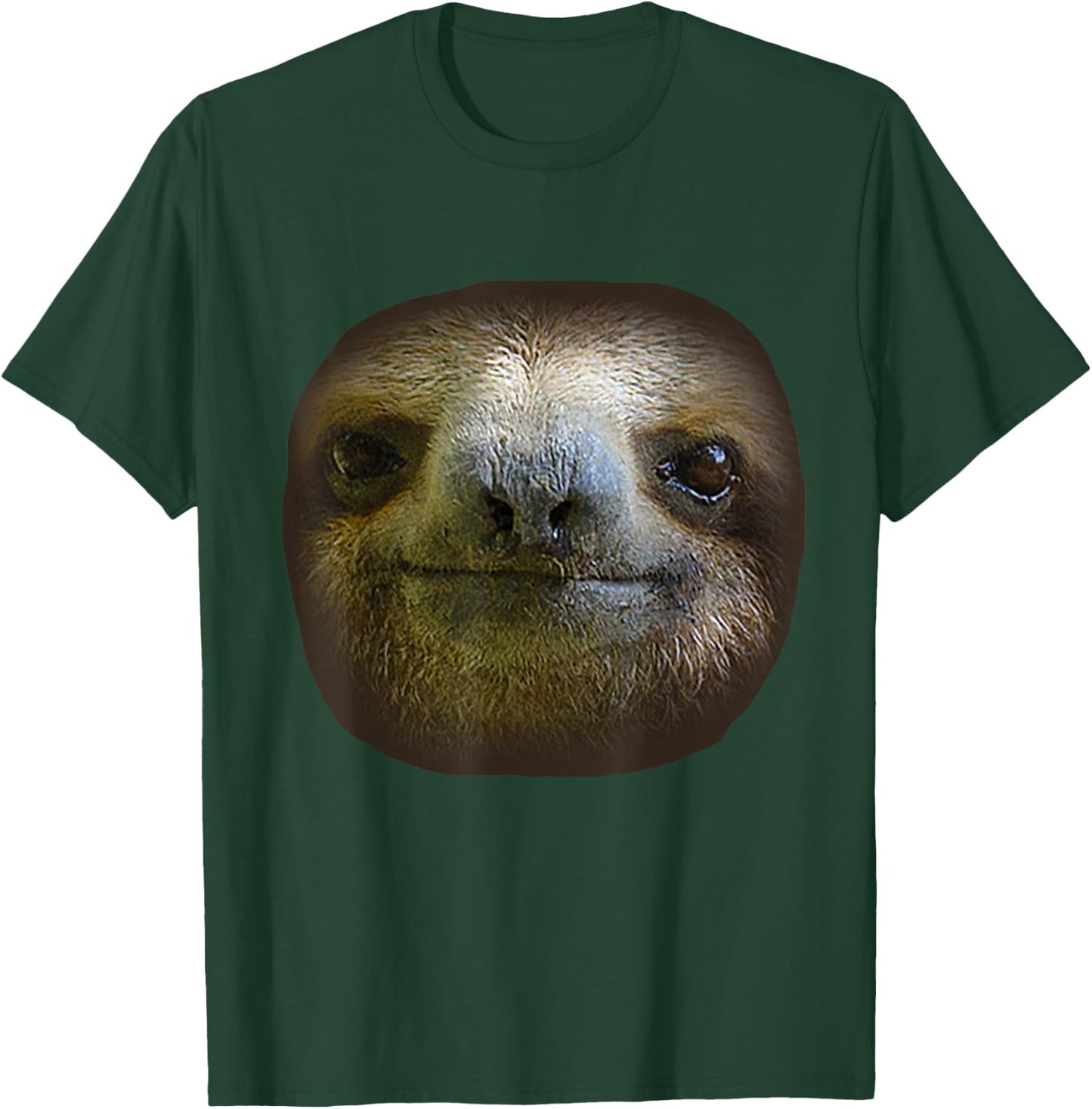Sloth Face, Sloths Costume T-Shirt - T-Shirt | Forest