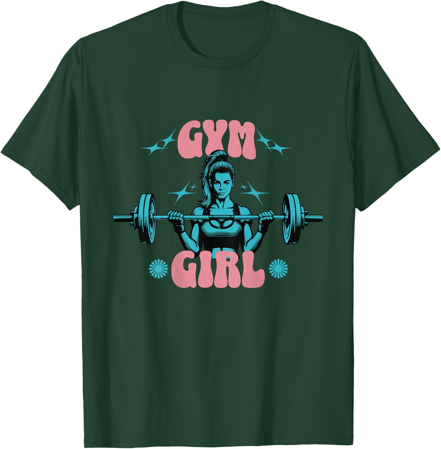 Gym Girl Fitness workout Gym Wear T-Shirt - T-Shirt | Forest