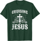 Christian Motorcycle Biker Cruising For Jesus Faith T-Shirt - T-Shirt | Forest