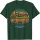 Arizona - Cool Funny Graphic Vintage Men Women Kids Retro T-Shirt - T-Shirt | Forest