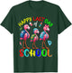 Happy Last Day Of School Colorful Cute Flamingos Students T-Shirt - T-Shirt | Forest