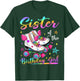 Sister Of The Birthday Girl Rolling Skate Family Matching T-Shirt - T-Shirt | Forest