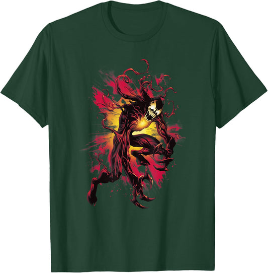 Marvel Comics Carnage Cletus Kasady Exploding Villain T-Shirt - T-Shirt | Forest