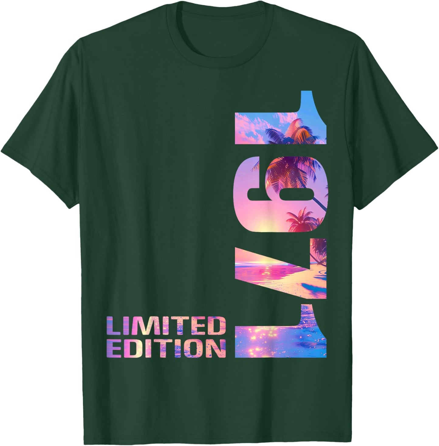55th Birthday 1971 Limited Edition 55 Man Woman T-Shirt - T-Shirt | Forest