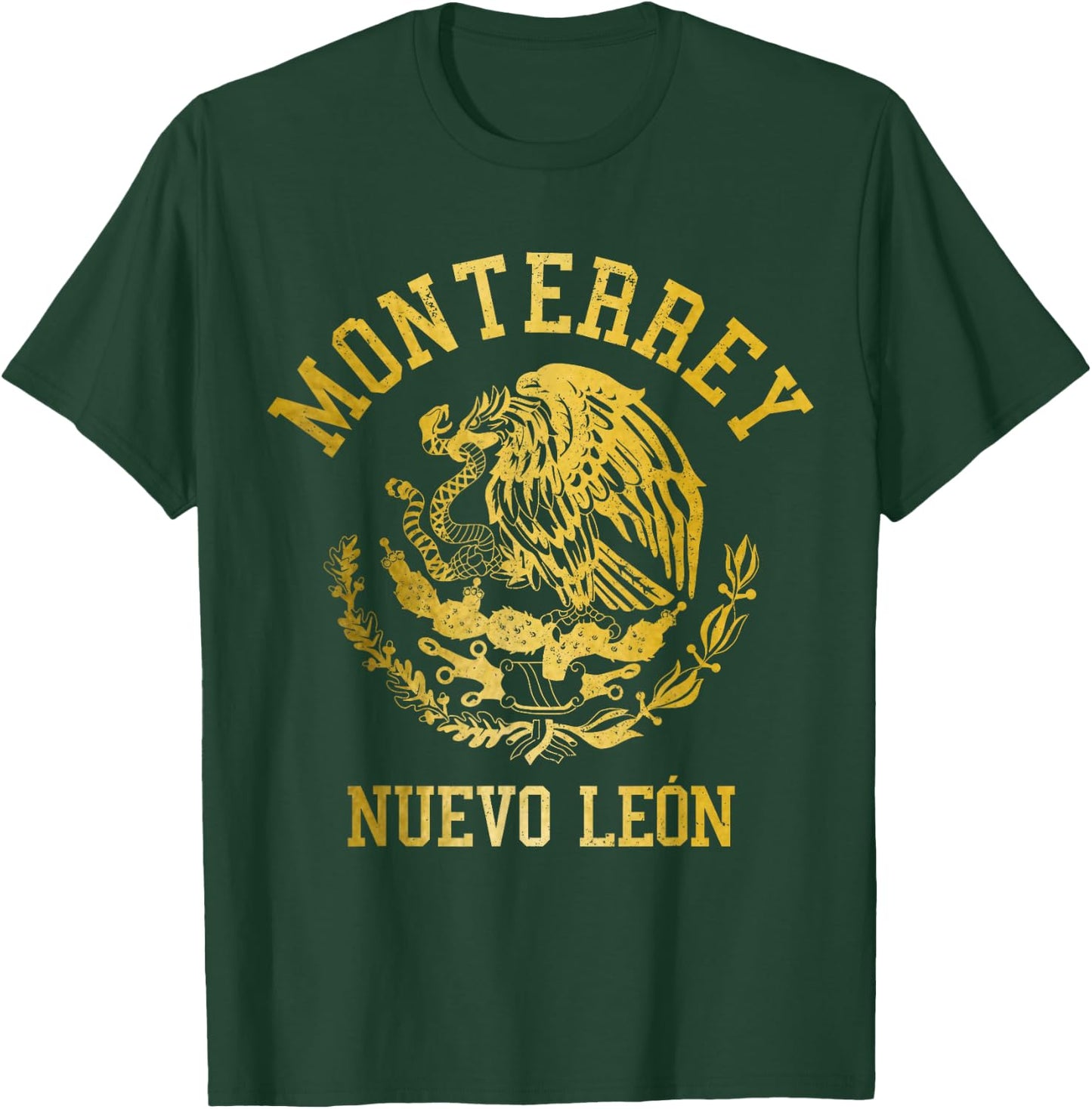 Monterrey Nuevo Leon Mexico Pride Mexican T-Shirt - T-Shirt | Forest