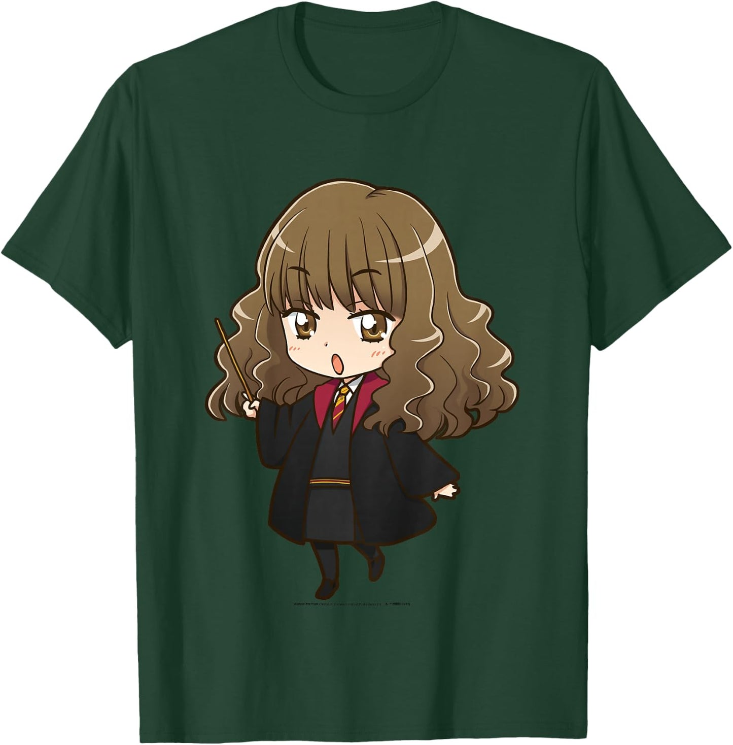 Kids Harry Potter Hermione Granger Anime Style Portrait T-Shirt - T-Shirt | Forest