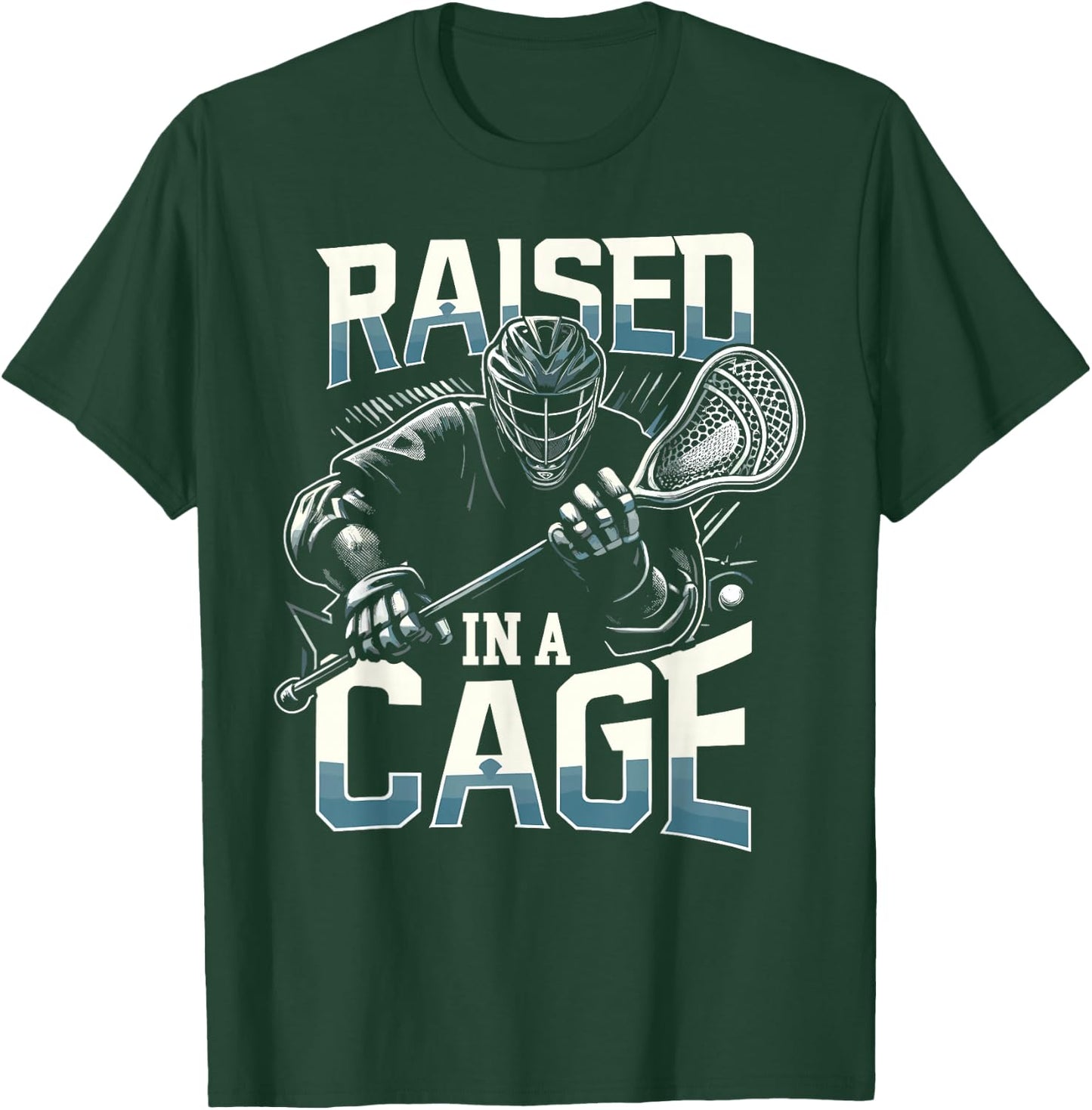 Lacrosse Player Lax Goalie Lacrosse Goalie T-Shirt - T-Shirt | Forest