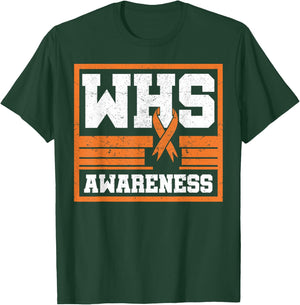 Wolf–Hirschhorn Syndrome Awareness Ribbon WHS Advoccate T-Shirt - T-Shirt | Forest