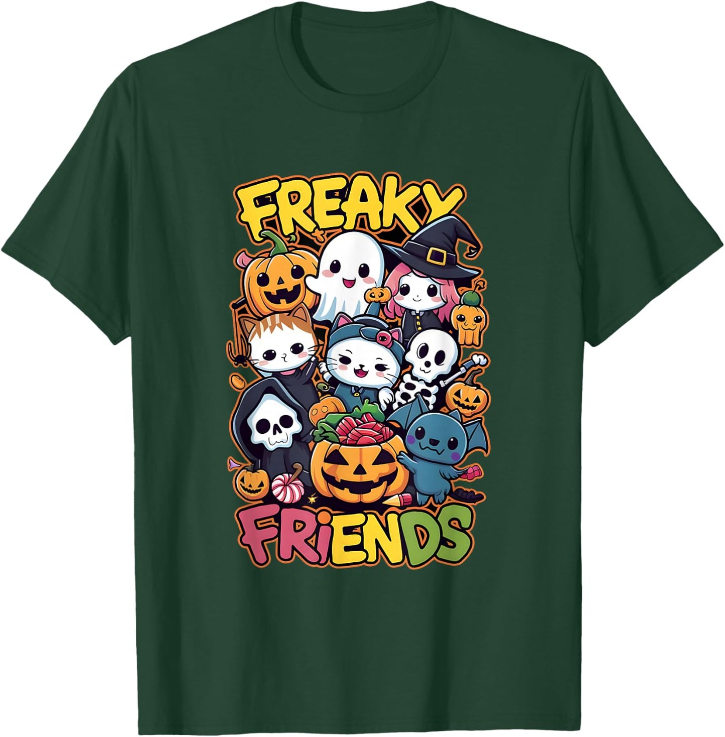 Freaky Friends for Children and Adults T-Shirt - T-Shirt | Forest