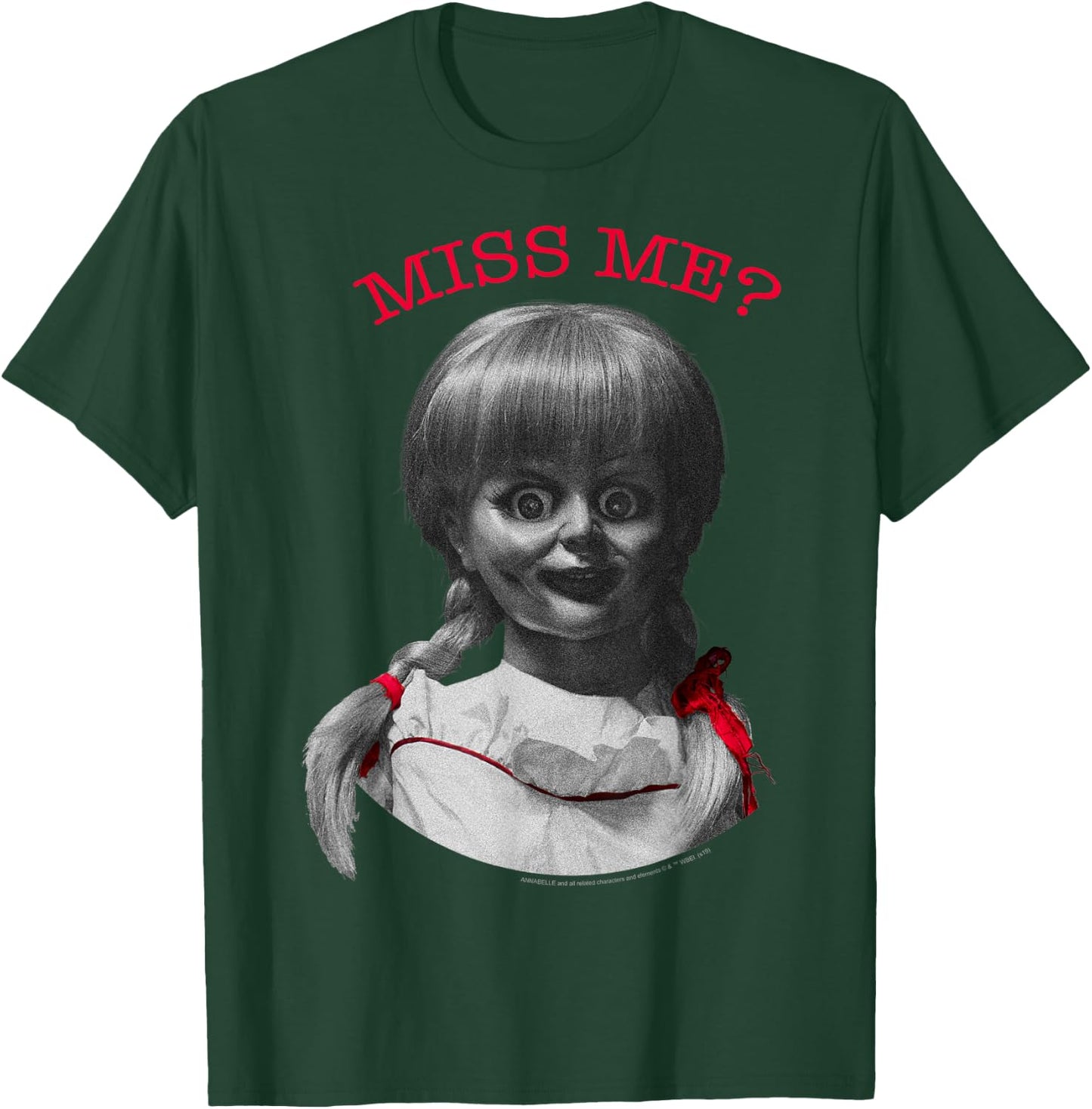Annabelle Miss Me Portrait T-Shirt - T-Shirt | Forest