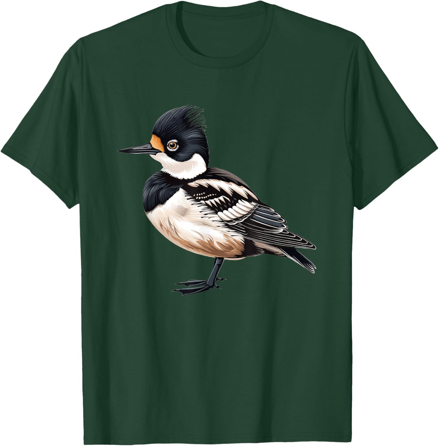 Hooded Merganser Vintage T-Shirt - T-Shirt | Forest