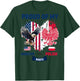 Polish American Flag Idea For Kids Poland Flag Heart T-Shirt - T-Shirt | Forest