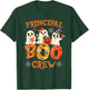 Principal Teacher Boo Crew Funny Halloween Spooky Costume T-Shirt - T-Shirt | Forest