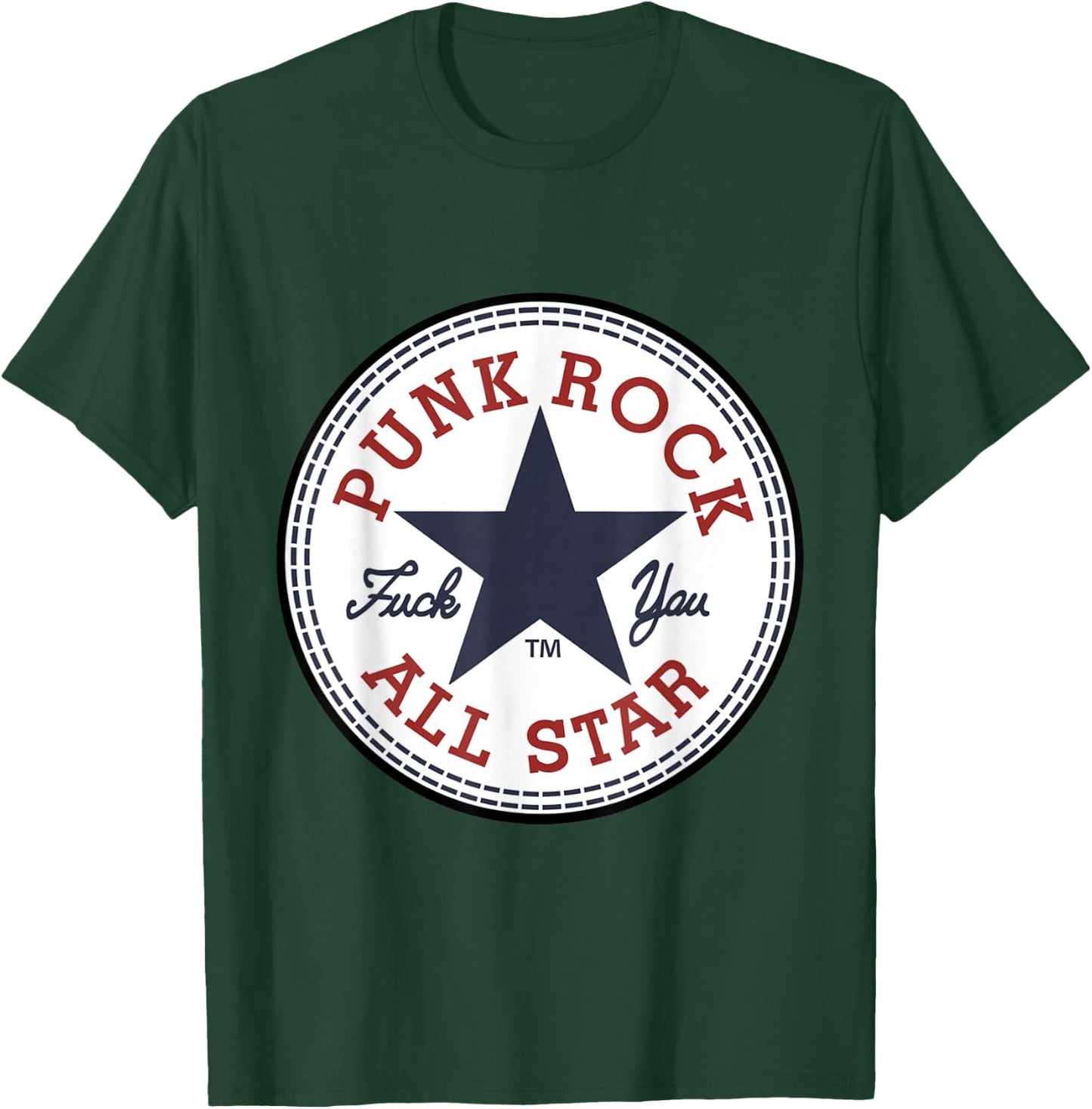 Punk Rock All Star, Punk Rock T-Shirt - T-Shirt | Forest