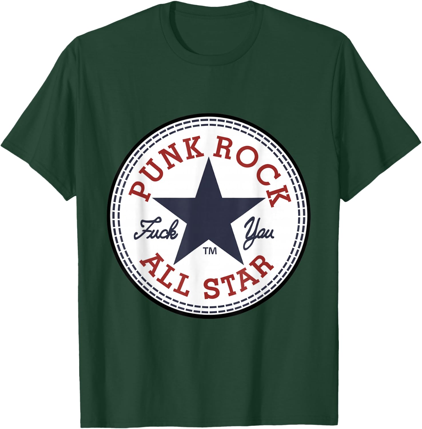 Punk Rock All Star, Punk Rock T-Shirt - T-Shirt | Forest