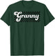 Granny Grandma Checkered Retro Women Vintage Groovy T-Shirt - T-Shirt | Forest
