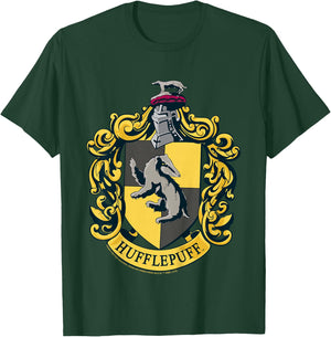 Kids Harry Potter Hufflepuff House Crest T-Shirt - T-Shirt | Forest