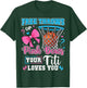 Free Throws or Pink Bows Titi Loves You Baby Gender Reveal T-Shirt - T-Shirt | Forest