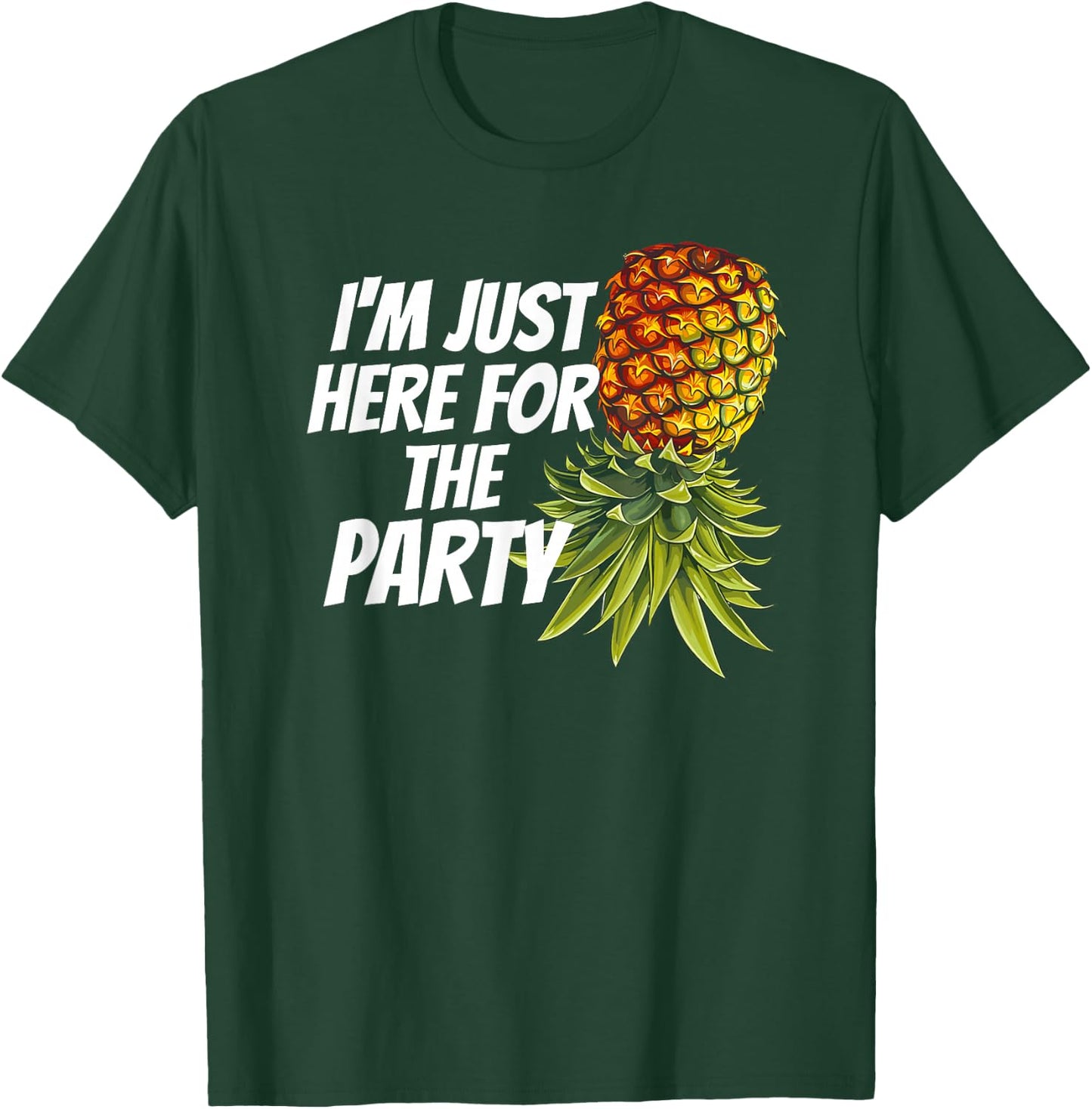 Swinger Pineapple Party Funny Bachelor Embarrassing Airport T-Shirt - T-Shirt | Forest