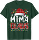 Mima Claus Christmas Lights Pajama Family Matching T-Shirt - T-Shirt | Forest