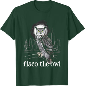 Flaco The Owl NYC New York Skyline Eurasian Eagle Owl T-Shirt - T-Shirt | Forest