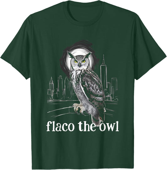 Flaco The Owl NYC New York Skyline Eurasian Eagle Owl T-Shirt - T-Shirt | Forest